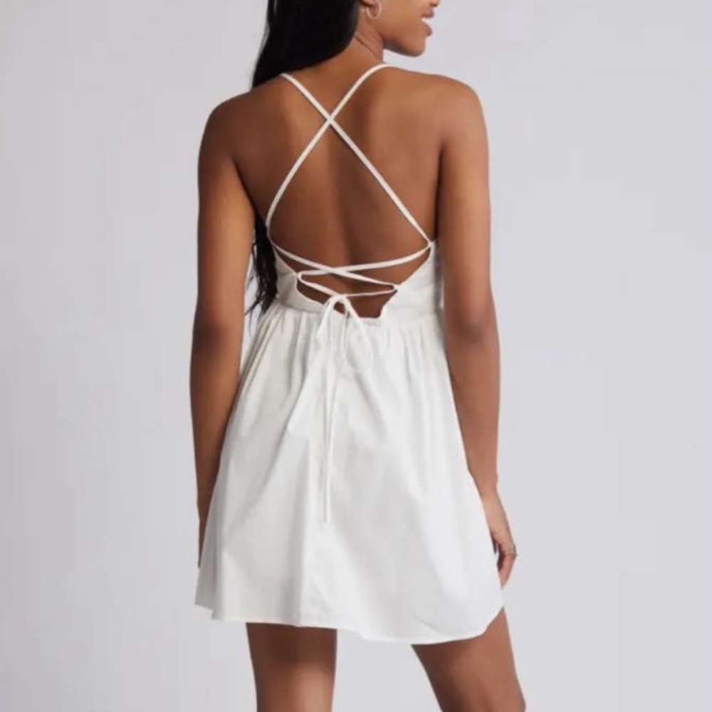 White Crossback Sundress